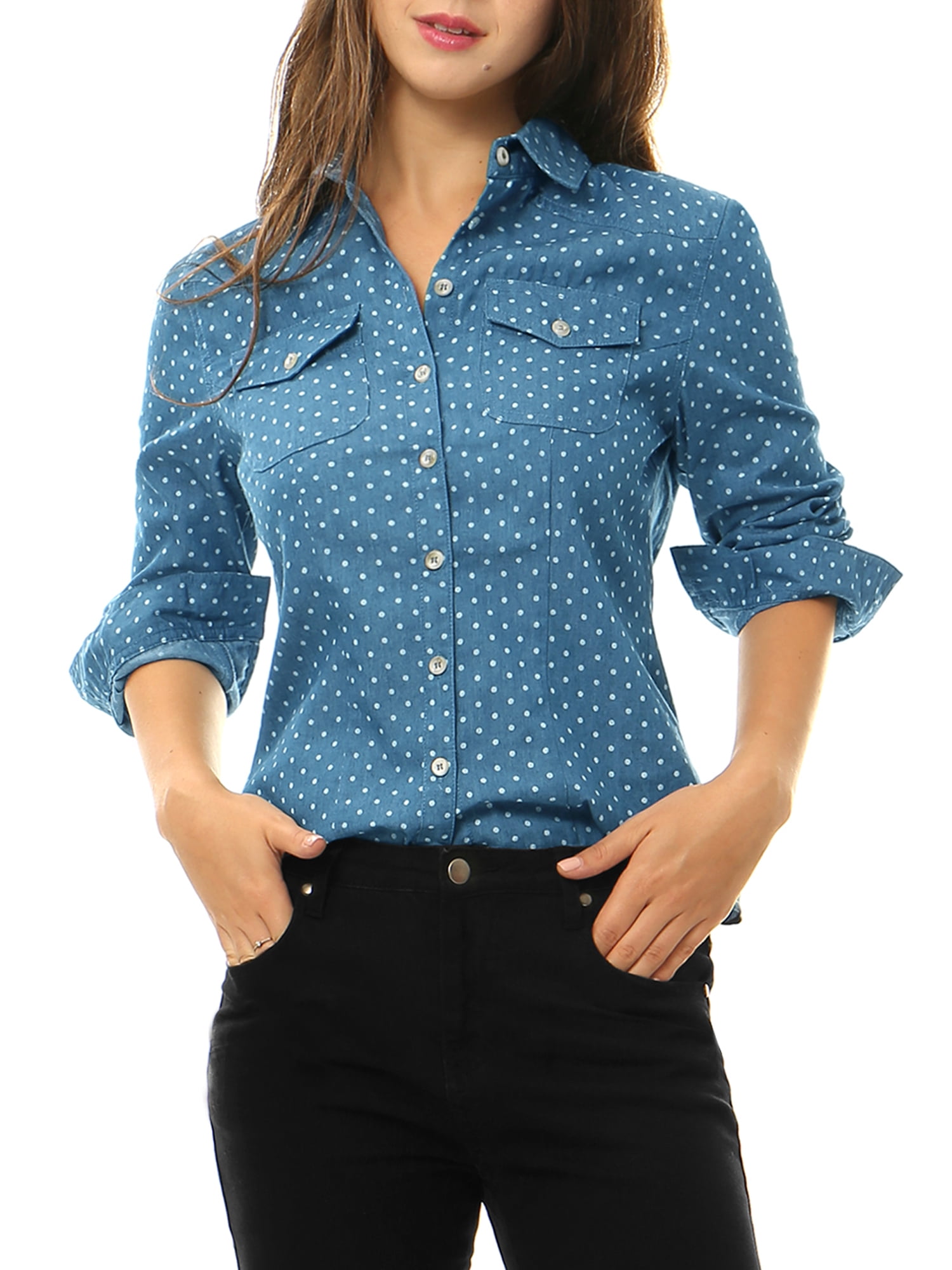 long shirt with buttons