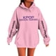 thumbnail image 3 of Pop cazadora para niña Demo-n Hunters Unisex Fashion Hooded Sweatshirt Streetwear Soft Comfortable Long Sleeve Hoodie for Daily Wear Spring Fall Winter （Pink）, 3 of 4