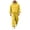 Yellow, variant on Leey-World Men 2 Piece Outfits Mens 2 Piece Solid Colors Hoodie Track Suits Wide Leg Sweatpants Sets