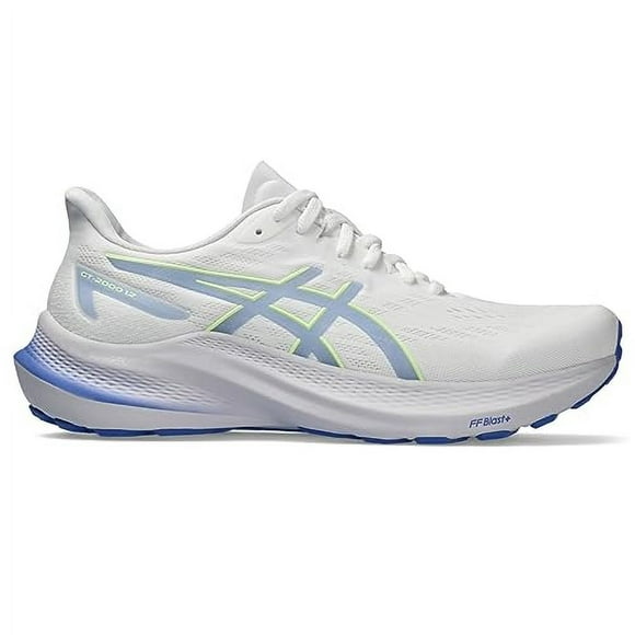 ASICS Women's GT-2000 12 Running Shoes, 11, White/Sapphire