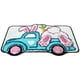 thumbnail image 2 of Alfombra de baño con diseño de conejo de Pascua | Suave y absorbente alfombra de piel sintética | Decoración antideslizante para el baño para niños y adultos | Decoración de Pascua y regalo para el, 2 of 5