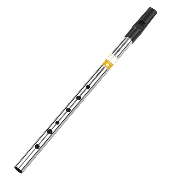 Irish Whistle Flate Key of C 6 agujeros Flauta Instrumentos musicales de viento para principiantes, Abanopi Flauta de silbato