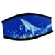 thumbnail image 1 of Correa de neopreno para máscara de buceo, protección subacuática, almohadilla cómoda para cabello largo Azul oscuro, 1 of 9