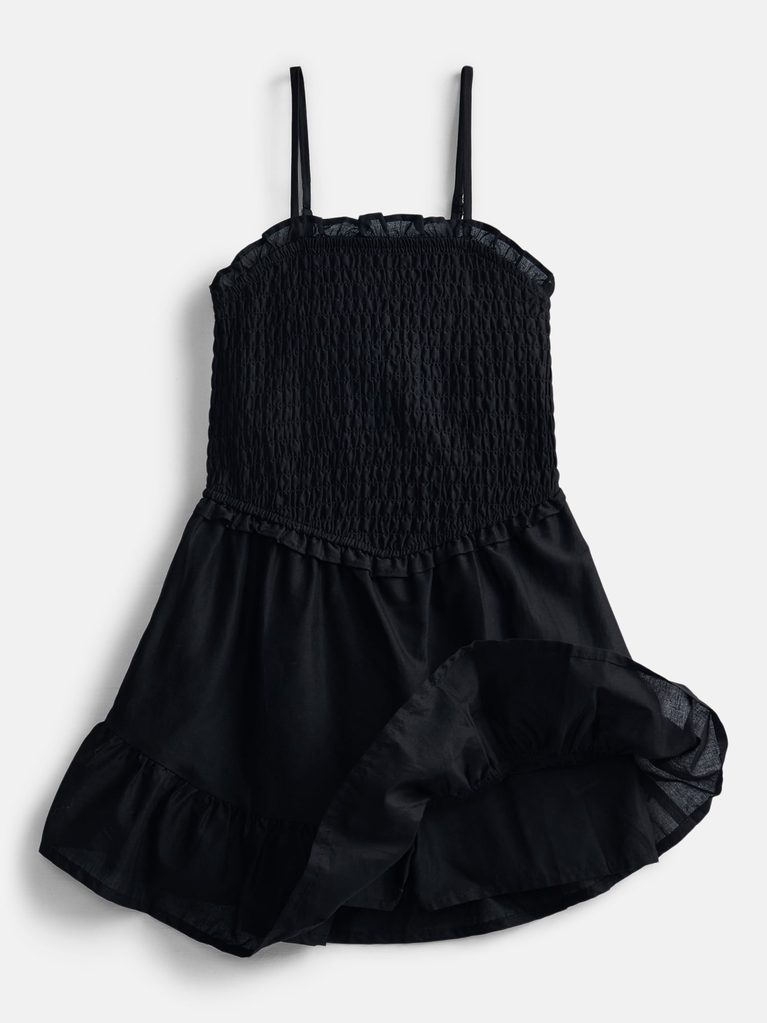 Weekend Academy Girls Smocked Ruffle Cotton Dress, Sizes 4-18