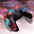thumbnail image 3 of Game Controller Compatible with P5 Pro/Slim/PC, Wireless Controller with Dual Vibration/6-Axis Gyro/Mic Speaker, 3 of 5