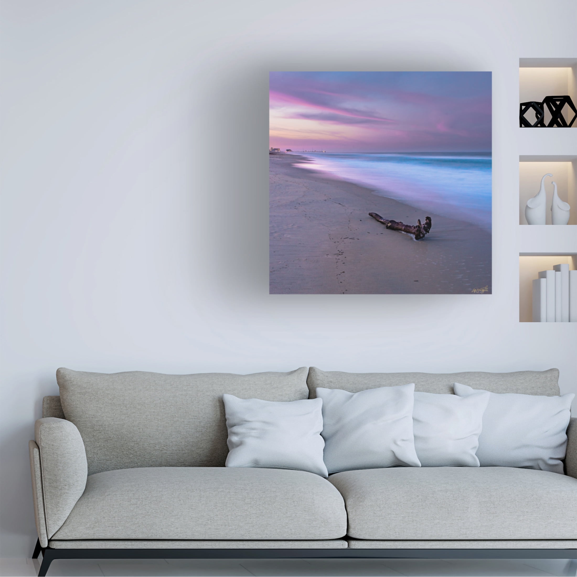 Canvas Wall Art - Life BeautifuLEE 'Sculpure of Perfection' Wall Art for Living Room, Bedroom, or Office Décor by Trademark Fine Art - 24 x 24 Inches