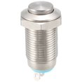 thumbnail image 5 of Interruptor de botón pulsador de metal momentáneo Unique Bargains con diámetro de montaje de 10mm 1NO 1NC COM DC 30V 24 x 13.5mm, 5 of 5