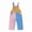 AB94 Pink, variant on Bainana Kids Girls And Boys Romper Color Block Sleeveless Adjustable Straps Suspender Pants Lightweight Toddler Everyday Wear Jumpsuit 3-4 Years Green