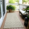 thumbnail image 6 of Addison Rugs Chantille Indoor/Outdoor Transitional Diamonds Beige Washable Runner Rug, 2'3" x 7'6", 6 of 6
