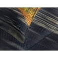 thumbnail image 4 of Ambesonne Fall Quilted Bedspread Set 3 Pcs, Rural Road Countryside, Queen Size, Multicolor, 4 of 5