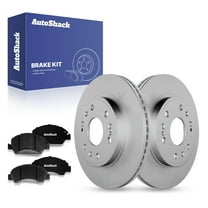 AutoShack 12.98" (329.7 mm) Front Vented Brake Rotors Coated Ceramic Brake Pads | Replacement for 2005-2018 Chevrolet Silverado 1500 2005-2018 GMC Sierra 1500 | 6-PC Brake Kit | ArmorStop