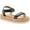 Black, variant on Womens Rylaan Casual Flatform Platform Sandals