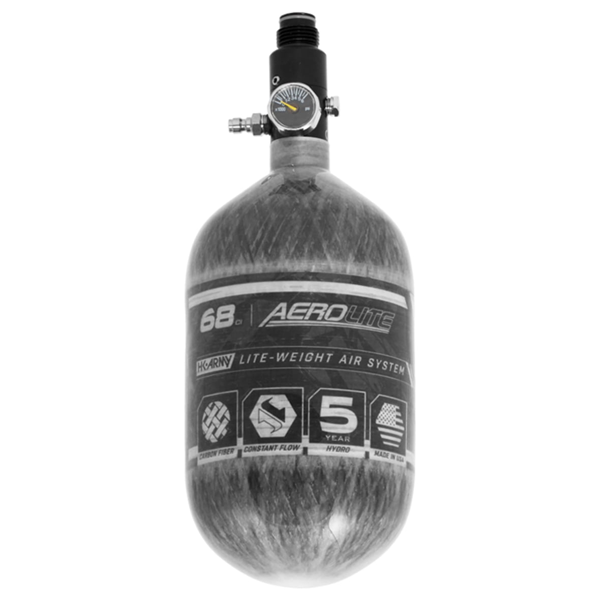 HK Army Aerolite Carbon Fiber HPA Tank 68/4500 Clear