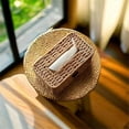 thumbnail image 4 of Rattan Rectangular Tissue Box Cover - Boho Decorative Woven Tissue Holder,Vintage Farmhouse Tissue Dispenser for Home, 4 of 5