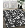 thumbnail image 3 of Ahgly Company Machine Washable Indoor Rectangle Transitional Dark Gray Area Rugs, 2' x 4', 3 of 7