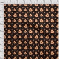 thumbnail image 4 of oneOone Polyester Spandex Black Fabric Valentine Heart Diy Clothing Quilting Fabric Print Fabric By Yard 56 Inch Wide, 4 of 4