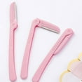 thumbnail image 6 of XOXODG Folding eyebrow knife 3 pieces Stainless Steel Eyebrow Razor Facial Hair Remover Trimmer Grooming Shaver, 6 of 9