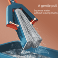 thumbnail image 1 of Cabezal de trapeador de esponja que exprime el agua Lavado a mano Goma de trapear gratis Trapeador de algodón absorbente para el hogar Trapeador de piso Paño de red grande perezoso, 1 of 5