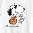 thumbnail image 3 of Peanuts - Joe Cool Hee Hee Hee - Women's Short Sleeve Graphic T-Shirt, 3 of 6