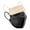 Black + Champagne, variant on 50 PCS Adults Disposable KF94 Face Masks, 4-Ply 3D Fish Type Protective Masks with Adjustable Nose-Clip & Elastic Ear Loops for Daily Use (Navy)