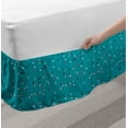thumbnail image 2 of Abstract Bed Skirt, Spiral Lines with Pastel Colored Drop Shapes Rain Inspired Tile, Elastic Bedskirt Dust Ruffle Wrap Around for Bedding Decor, 4 Sizes, Blue and Multicolor, by Ambesonne, 2 of 2
