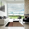 thumbnail image 6 of Ahgly Company Indoor Round Abstract Bakers Brown Abstract Area Rugs, 5' Round, 6 of 6