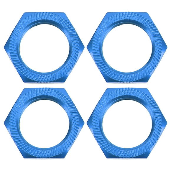 Écrou de Moyeu Hexagonal de Roue RC, Écrou de Moyeu Hexagonal de Roue 24mm Installation Facile Démontage Léger pour Voiture RC Bleu Foncé