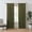 Olive Green, variant on Brookyln Loom Solid 100% Cotton Percale Weave Rod Pocket Olive Green 2-Piece 50x96 Window Curtain Pair, Solid Casual themed, Adult Bedding, OEKO-TEX Certified