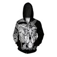 thumbnail image 2 of Sudadera con capucha para hombre modelo 2024, moderna y versátil, con cremallera, cómoda y elegante, con estampado de monstruo personalizado para hombre, 2 of 5
