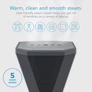 Steamfast VALET Handheld Garment Steamer, 800W, 30-Second Heat-Up, Automatic Shut-Off, 7-oz Tank, Travel Size