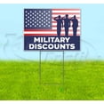 thumbnail image 1 of Military Discounts (18" x 24") Yard Sign, Includes Metal Step Stake, 1 of 6