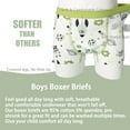 thumbnail image 3 of Yintry Boys Dinosaur Boxer Briefs Supersoft Cotton Underwear, 12 pack, Sizes 2-12, 3 of 6