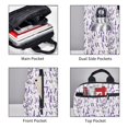 thumbnail image 3 of Balery Lavender Flowers Mochila Ligera para Hombres y Mujeres – Resistente y Impermeable, Ideal para la Escuela, el Trabajo, los Viajes y el Uso Diario, 3 of 7