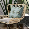 thumbnail image 2 of Amrita Sen Designs CAPL1129BrCDS-BL-20x20 20 x 20 in. Moonflower Mandala Broadcloth Indoor & Outdoor Blown & Closed Pillow - Blue, Green & Pink, 2 of 4