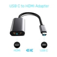 thumbnail image 3 of 2022 NUEVO USB-C Tipo C a HDMI Adaptador USB 3.1 Cable 4k Convertidor para computadora portátil, 3 of 6