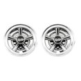 thumbnail image 5 of 1Pcs High Gloss Chromed 8" SS Golf Cart Wheel Covers, 5 Spoke Design Hub Caps for Golf Carts For Club Car, EZGO, Yamaha, 5 of 5