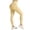 Yoga 63#Khaki, variant on WAYUTE Leggings for Women High Waisted Seamless Athleisure Yoga Pants Solid Color Training Stretchy Fit Sports Running L