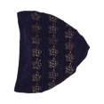 thumbnail image 2 of Turbante para la cabeza, material de encaje fácil de usar, práctico y práctico sombrero para el pelo de doble capa para uso diario, azul oscuro, 2 of 14