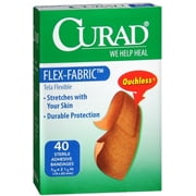 Curad Flex-Fabric Bandages One Size 40 Each (Pack of 2)