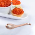 thumbnail image 1 of Cuchara de esferificación, cucharas ranuradas pequeñas, cuchara perforada con estilo moderno de mango corto de acero inoxidable, cucharas ranuradas Soledad Cuchara de esferificación, 1 of 10