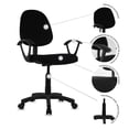 thumbnail image 2 of Silla de Oficina Secretarial Giratoria 009 Negro MUNDO IN Home Office, 2 of 8