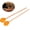 Orange, variant on Marimba Mallets, Length Yarn Wrapped Medium Hardness Mallet Heads, Marimba and Xylophone Practice, Orange, 17.13 in