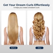 5 in 1 Hot Air Brush Hair Dryer Air Styler - 1000W Fast Drying, Curling, Straightening with Ceramic Coating & Negative Ion