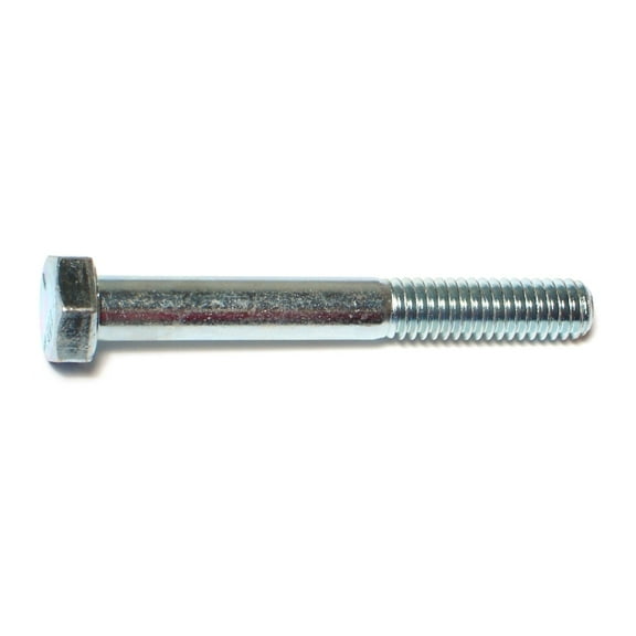 5/16"-18 x 2-1/2" Zinc Plated Grade 5 Steel Coarse Thread Hex Cap Screws CSHS5-176