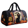 thumbnail image 2 of Halloween Tote Gift Bags, Puff Stitching Quilted Halloween Print Tote Bag, Portable Travel Shoulder Handbag, 2 of 6