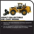 thumbnail image 3 of Diecast Masters 1:50 Caterpillar 966M Wheel Loader | High Line Series Cat Trucks & Construction Equipment | 1:50 Scale Model Diecast Collectible | Diecast Masters Model 85928, 3 of 9