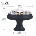 thumbnail image 4 of 4 Pcs Skeleton Knobs for Kitchen Cabinet Cupboard Dresser Bookcase Drawer Pulls Handles Round Home Decor, 4 of 8