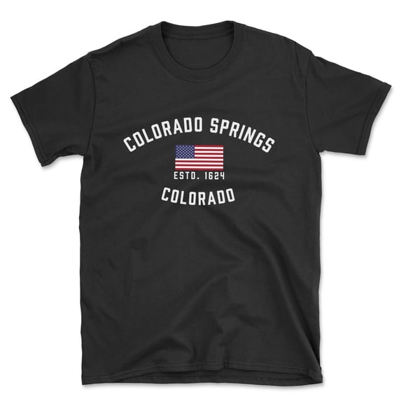 Colorado Springs Colorado Patriot Men's Cotton T-Shirt