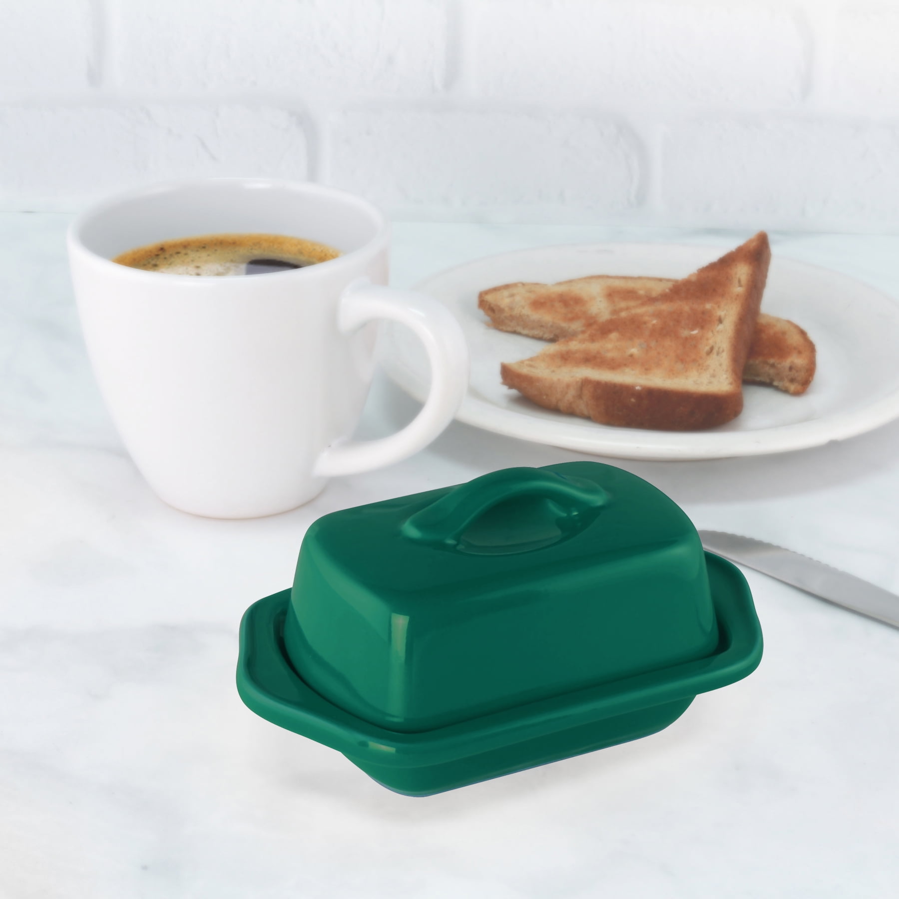 Brunswick Green 5 inch Chantal Mini Butter Dish