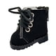 thumbnail image 3 of Zapatos de muñeca a escala 1/6, modelo en miniatura, decoración de juguetes para niños, botas hechas a mano, accesorio para muñecas de 20cm, regalo , negro, 3 of 8